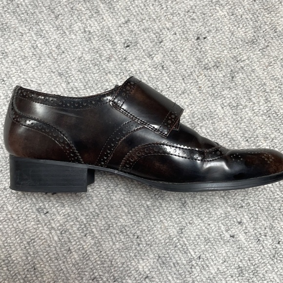 Zara Woman Leather Buckle Brogues - Picture 3 of 5